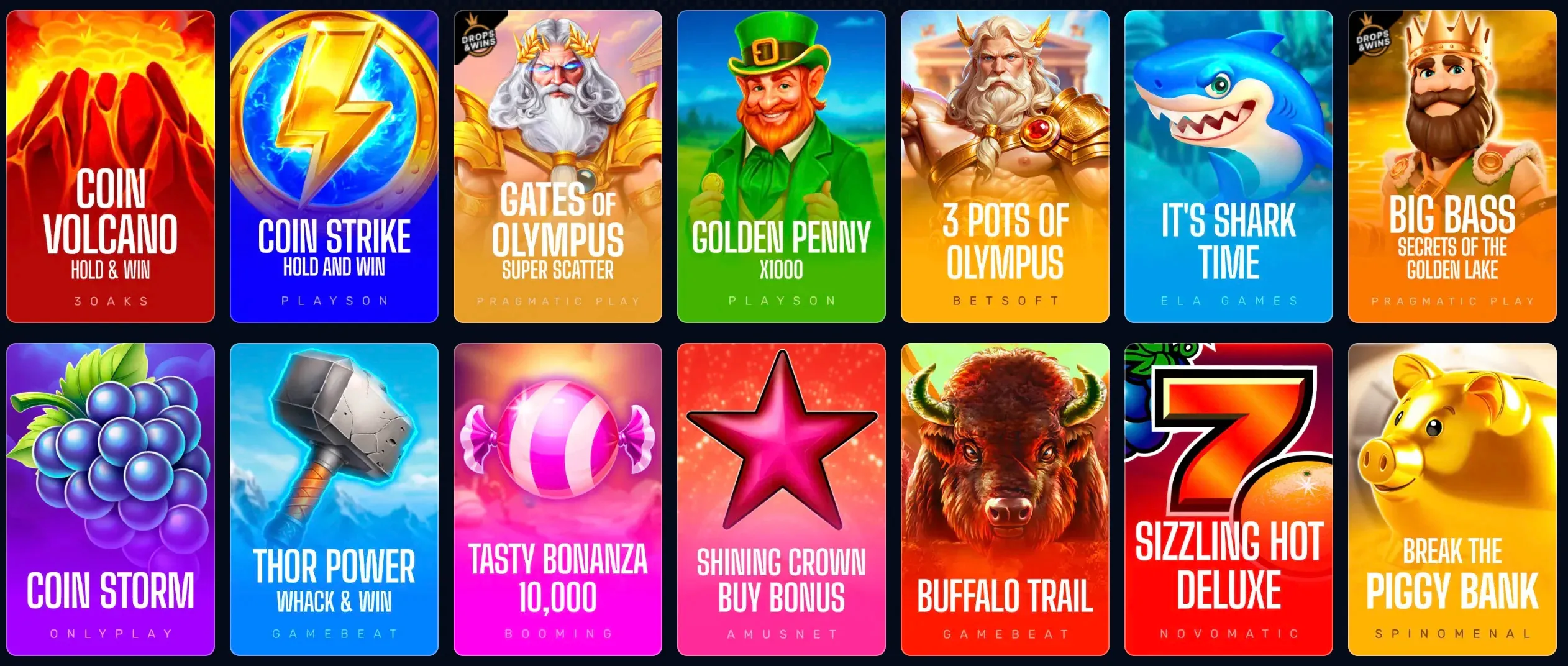 Sbírka her v X3bet casino